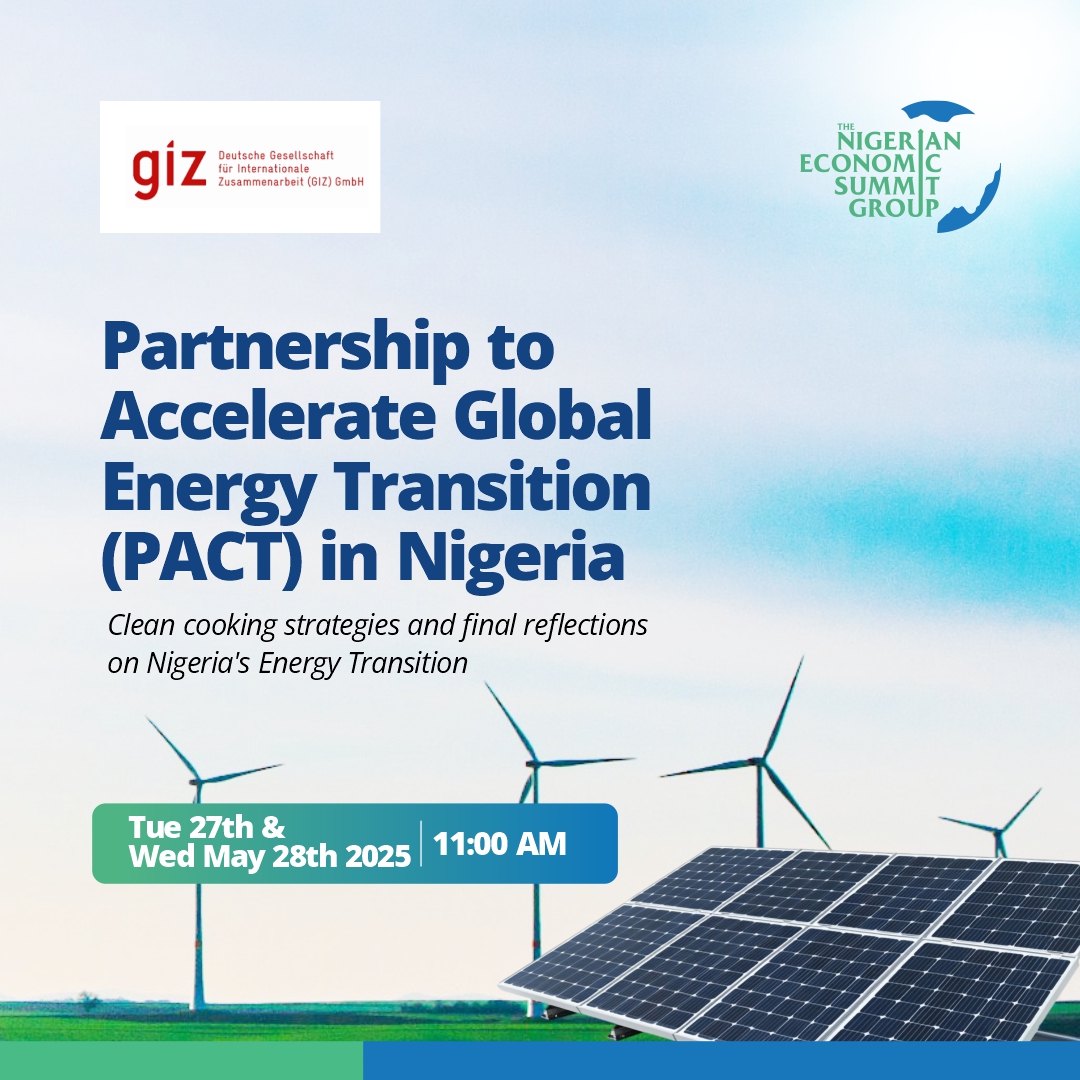 Partnership to Accelerate Global Energy Transition (PACT) in Nigeria "clean cooking strategies and final reflections on Nigeria's Energy Transition"